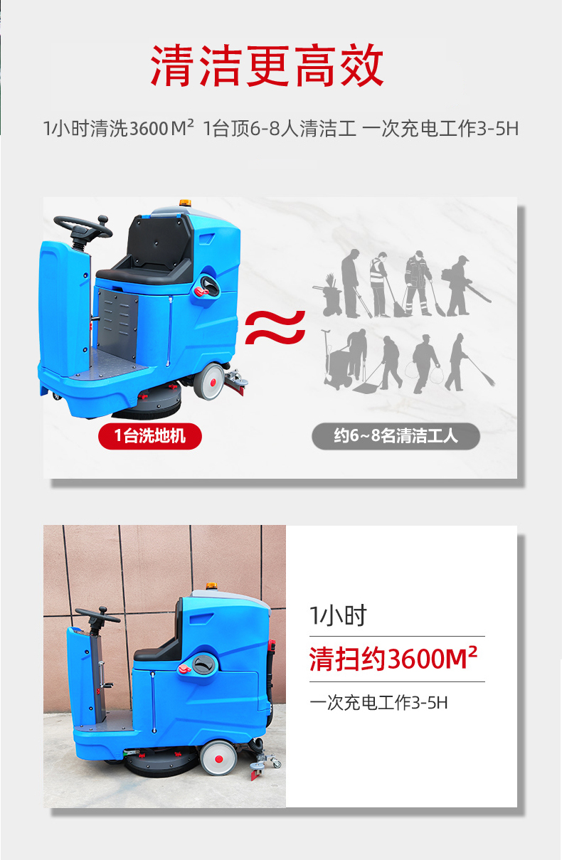 抚州驾驶式洗地机更适合用在高铁站